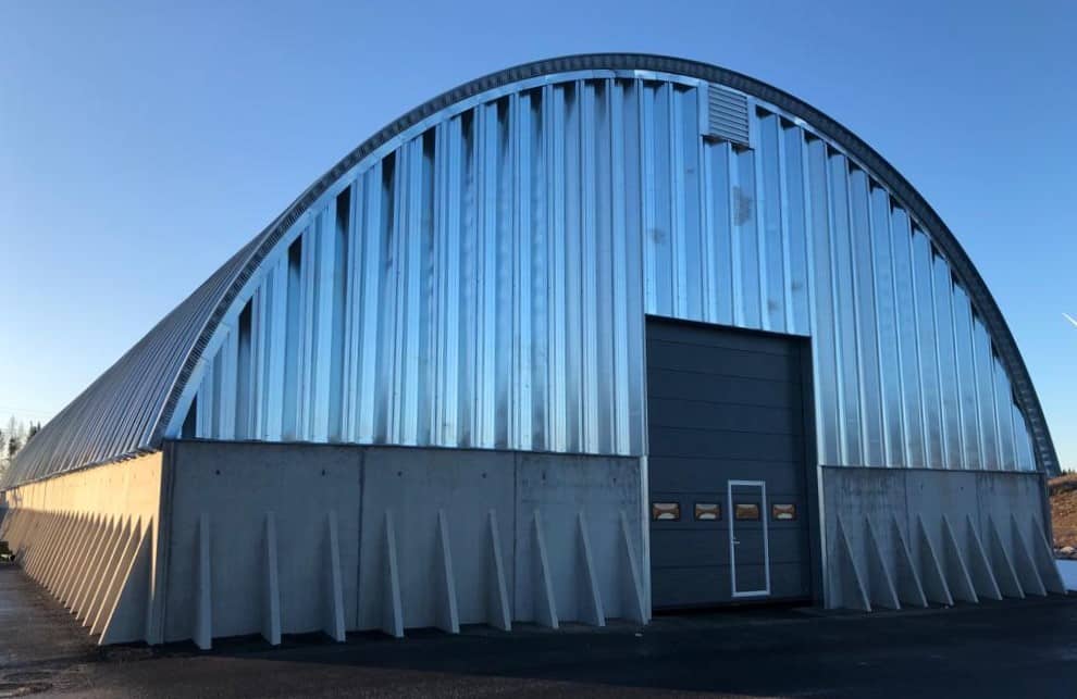 Kaarihalli on energiatehokas.